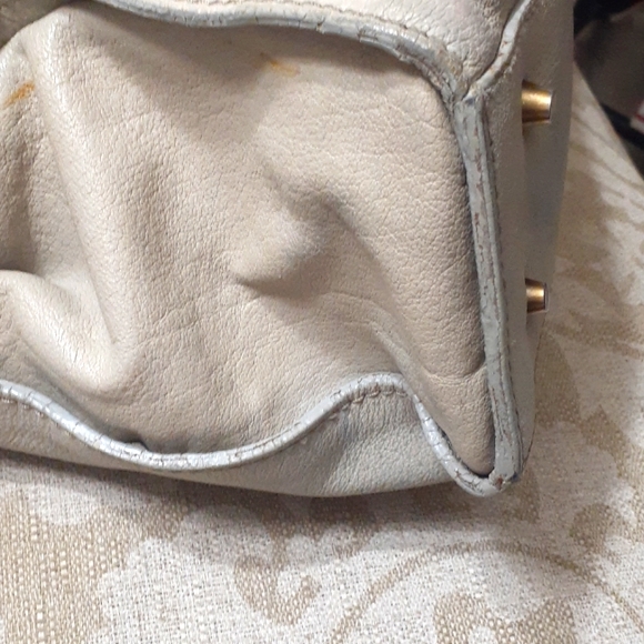 BURBERRY VINTAGE COA  SAFFIANO LEATHER  SATCHEL - Picture 7 of 12